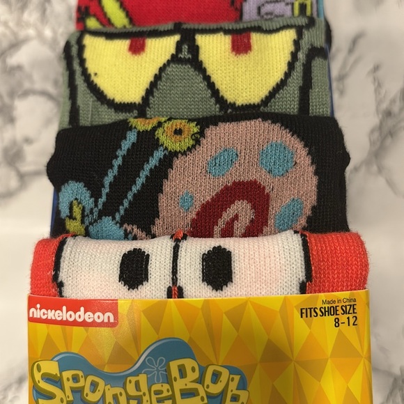 SpongeBob SquarePants character.six pair casual crew socks. - Picture 8 of 8